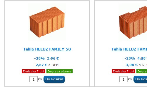 Katalóg produktov s dvoma stĺpcami dva stĺpce pre katalóg produktov