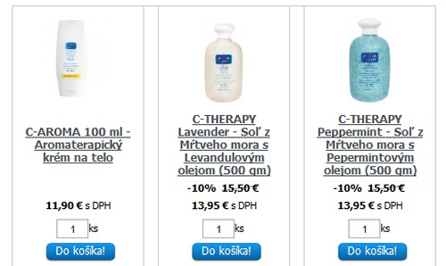 3 stĺpce pre katalóg produktov, menšie obrázky katalóg produktov s troma stĺpcami - menšie obrázky