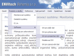 Envitech - tvorba menu