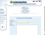 Stará verzia - Kontaktný formulár