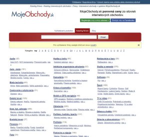 Katalóg eshopov Mojeobchody.sk