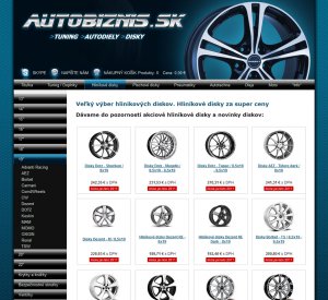 Tvorba eshopu Autobiznis