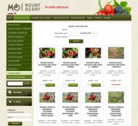 Mountberry tvorba internetového obchodu